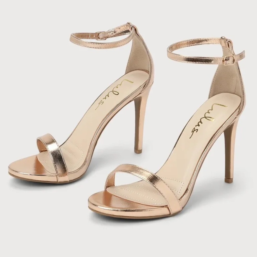 Lulu’s Rose Gold Heels ✨